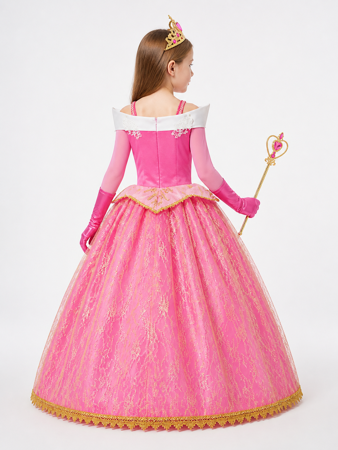 Princess Costume for Halloween and Cosplay back view