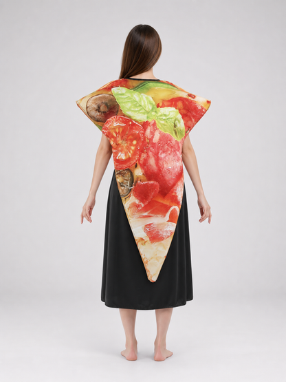 Pizza Slice Halloween Costume back view 2