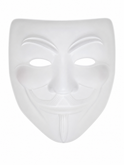 White Halloween Carnival Mask