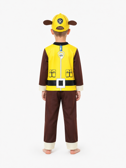 Rubble Puppy Costume with Cap back view