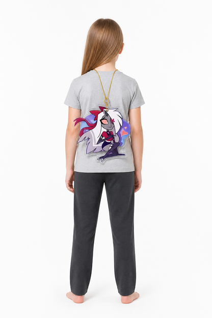 Alastor Anime Character Keychain for Keys back view