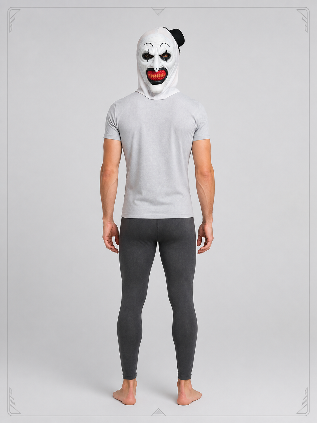 Halloween Mask, Scary Clown for Cosplay back view