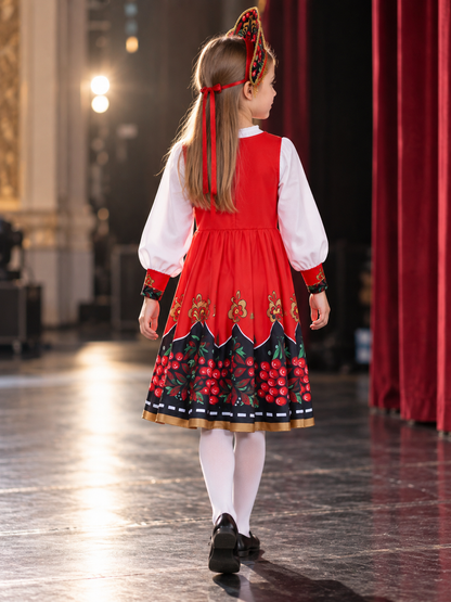 black girls russian traditional stage costume set product image 4