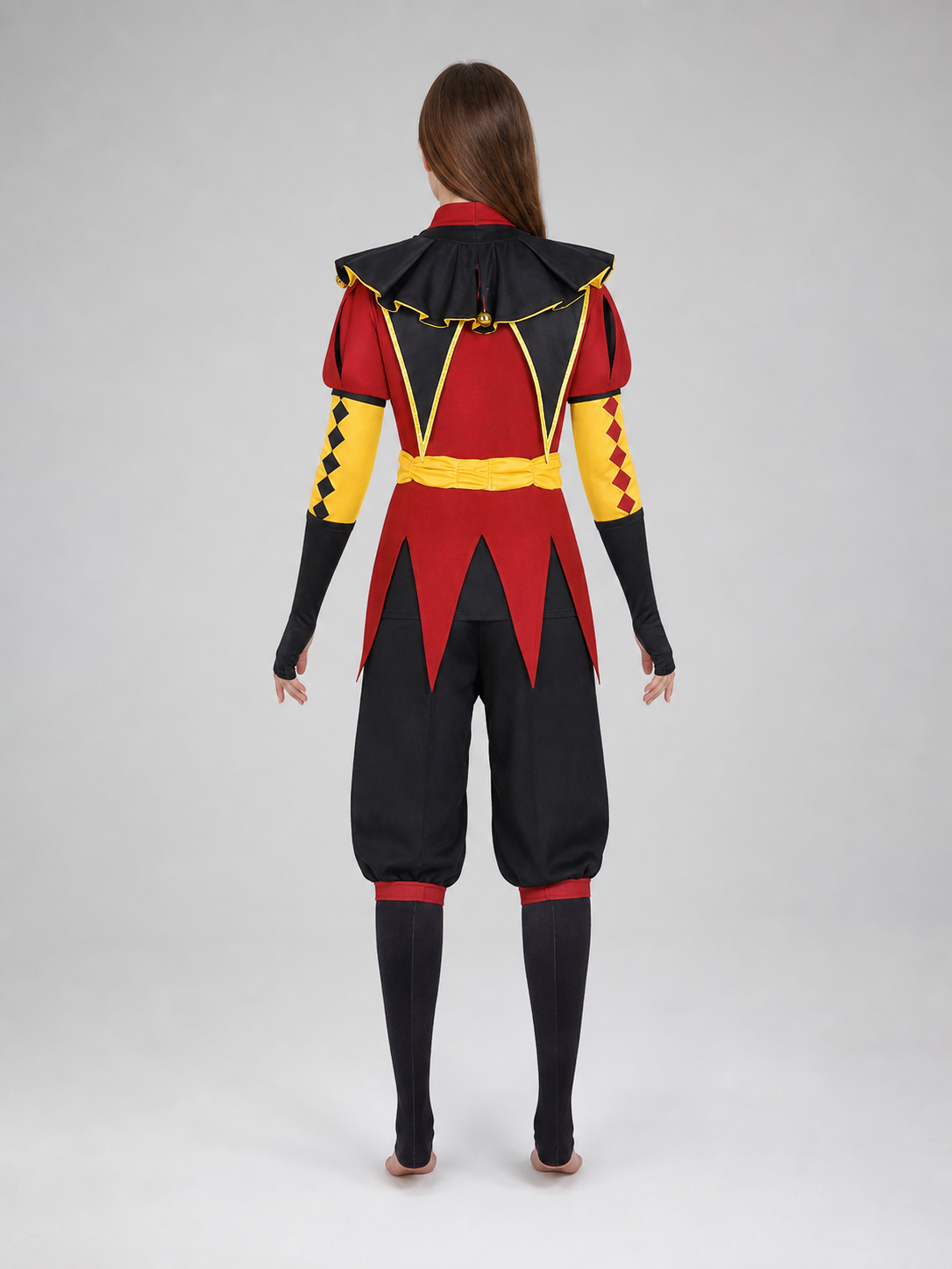 Jester Costume with Mask and Hat