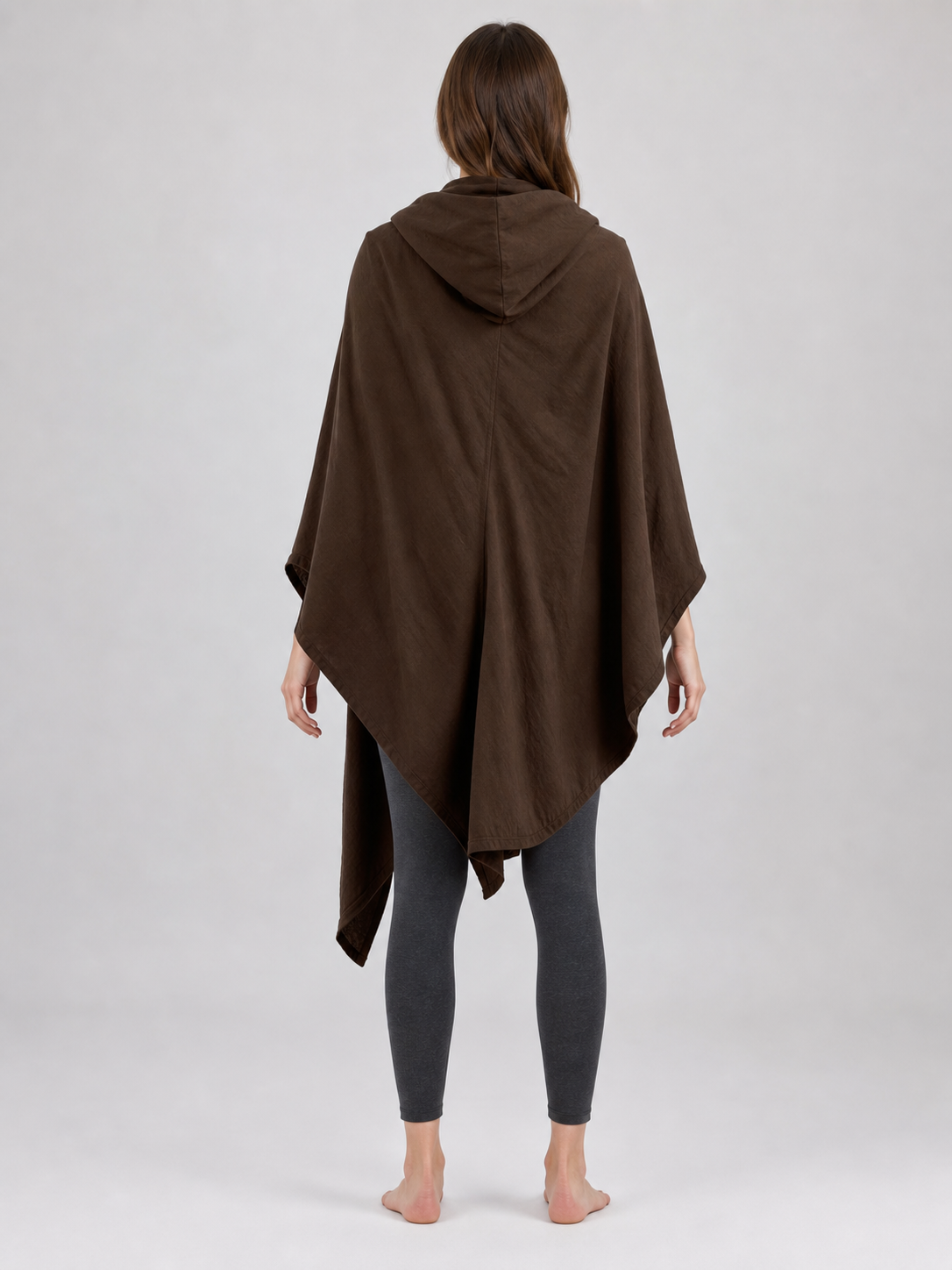 Brown Carnival Cloak with Hood