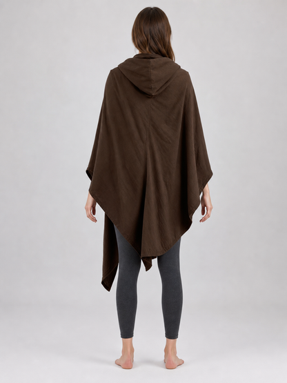 Brown Carnival Cloak with Hood