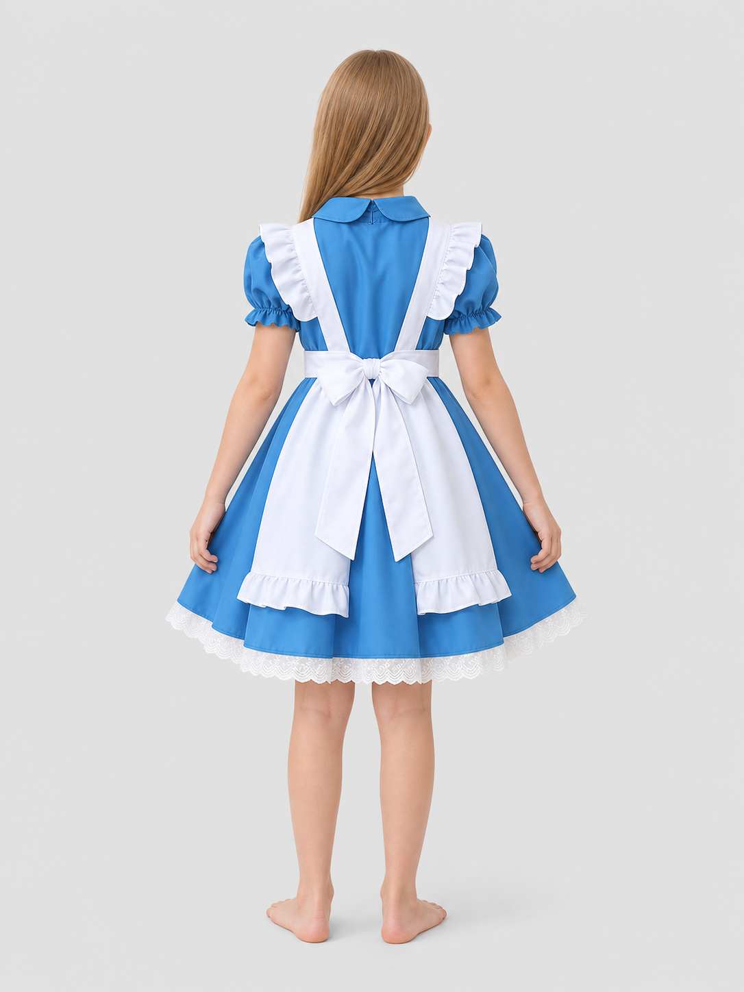 Alice Costume: Dress with Apron and Bow