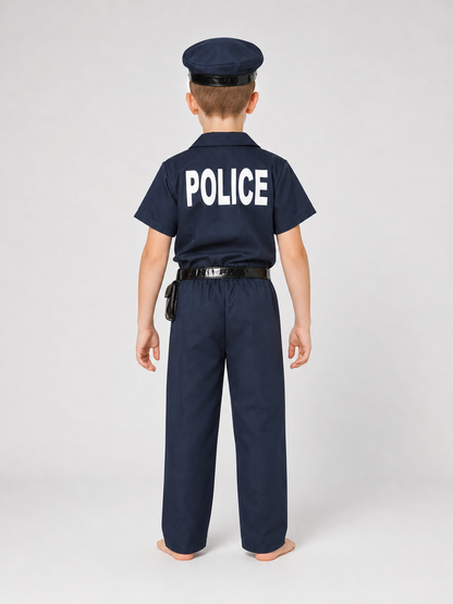 Police Costume for Role Play with Accessories