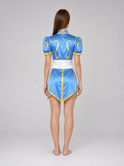Chun-Li Cosplay Dress, Chinese Style