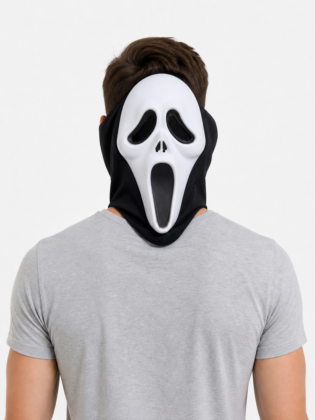 Halloween Masquerade Mask with Black Mesh