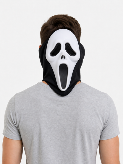 Halloween Masquerade Mask with Black Mesh