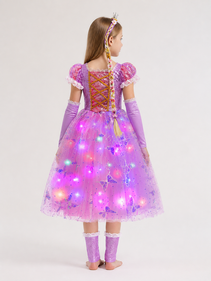 Glowing Princess Halloween Costume back view