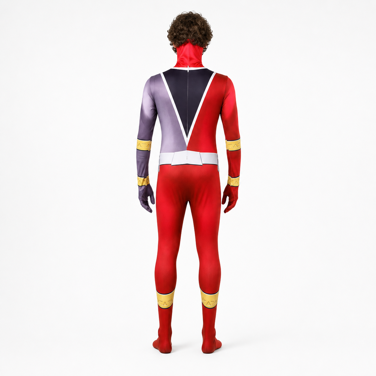 Dinosaur Costume, Jumpsuit with Mask for Cosplay back view