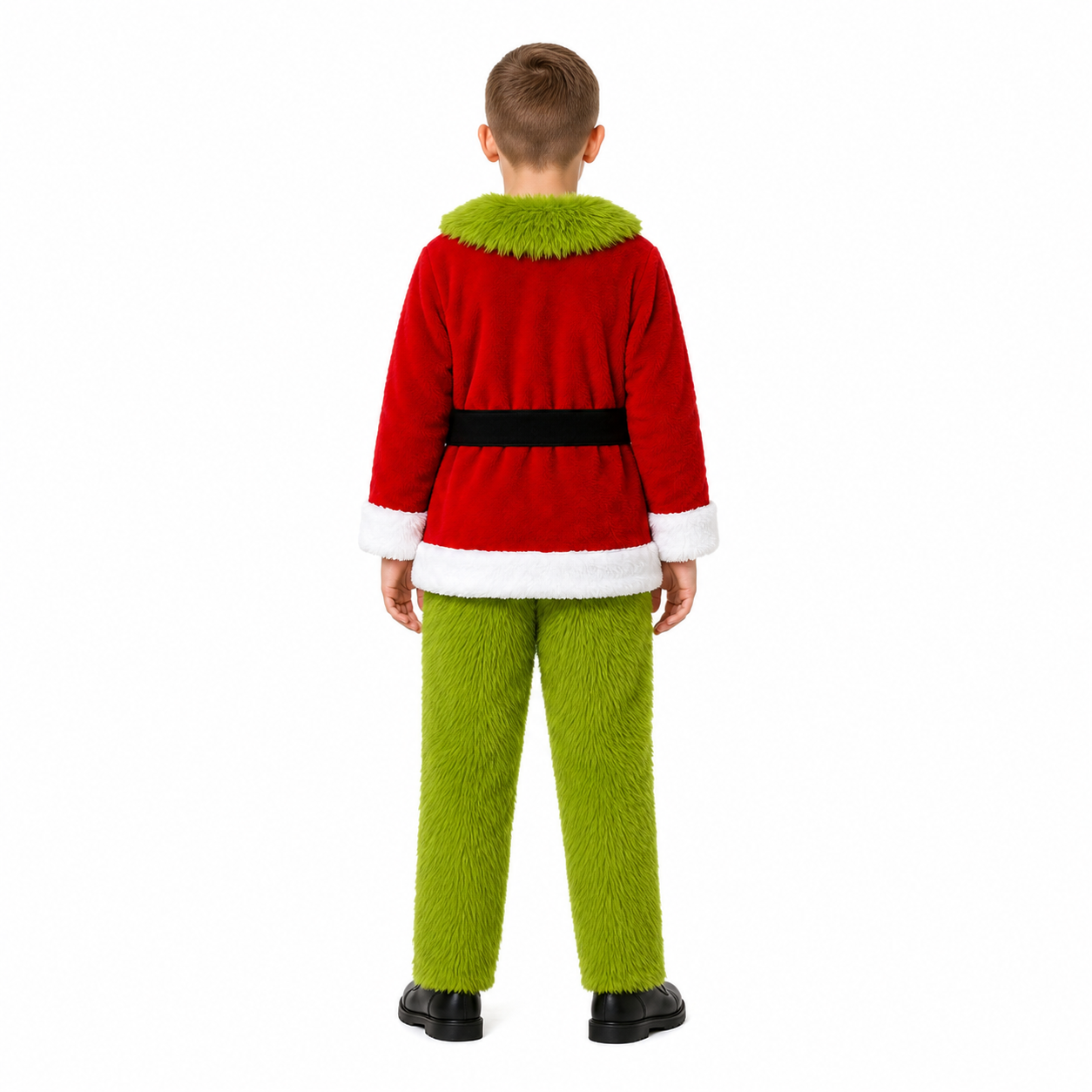 Grinch Costume: Red Top, Green Pants