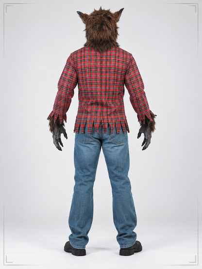 Werewolf Costume with Mask, Gloves, and Pants