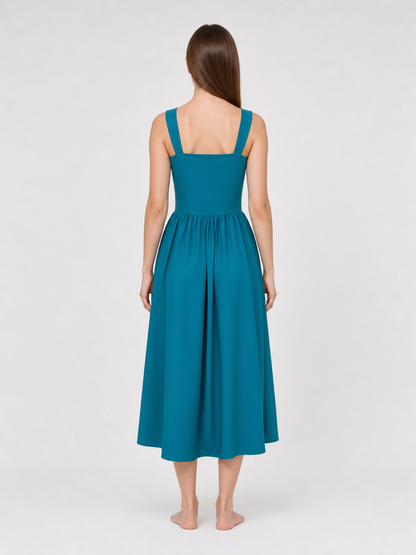 Medieval Strappy Lace-Up Dress