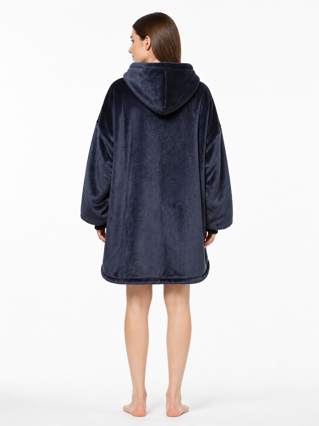 Carnival Cape with Hood, Tie-Dye Print back view