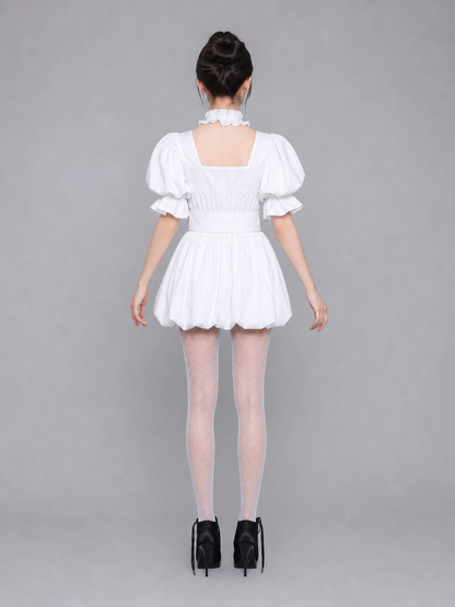 Clown Costume with a Full Skirt