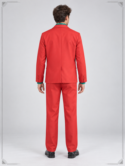 Costume Set: Blazer, Vest, Shirt, and Pants