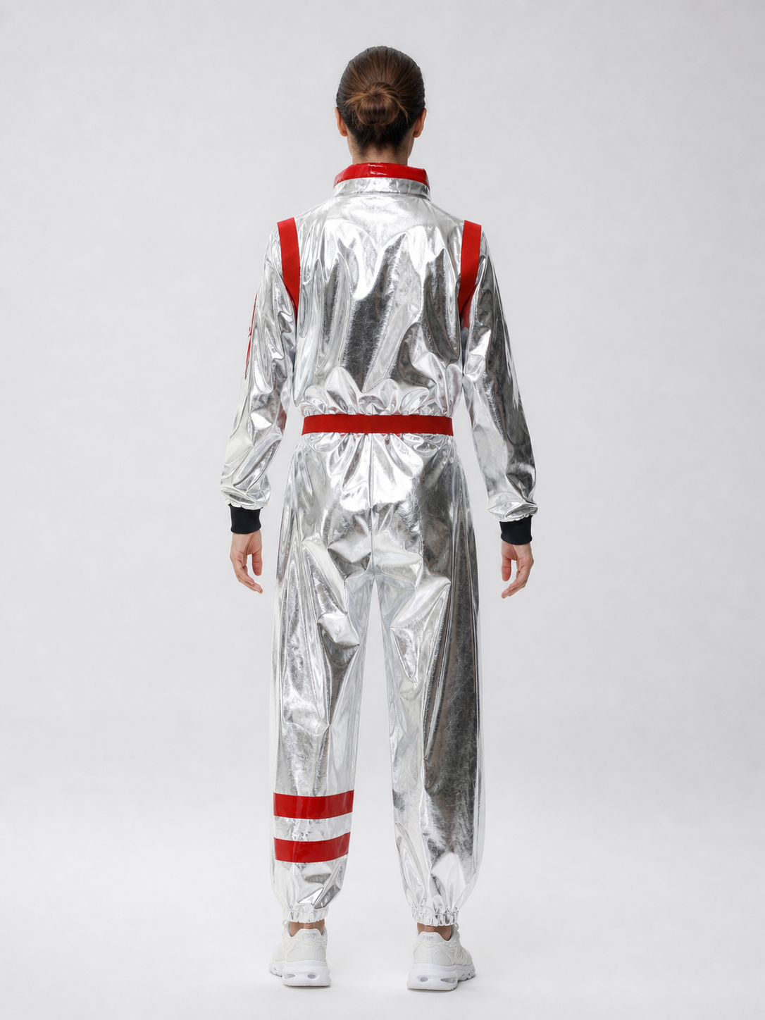 Silver Astronaut Spacesuit Costume for Cosplay