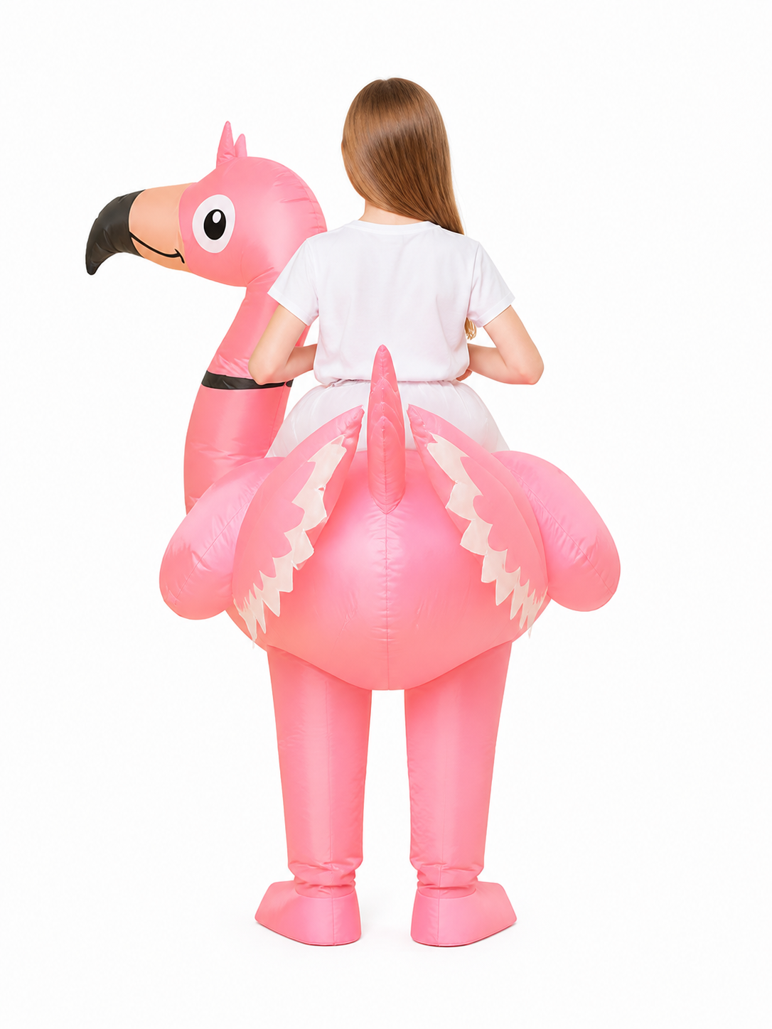 Inflatable Flamingo Costume for Carnival and Halloween back view