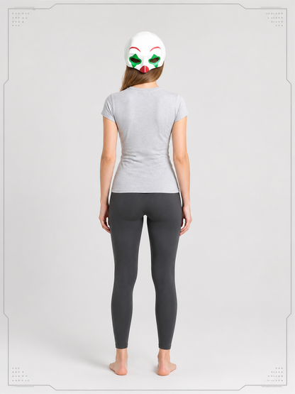 White Carnival Mask for Pets for Halloween back view
