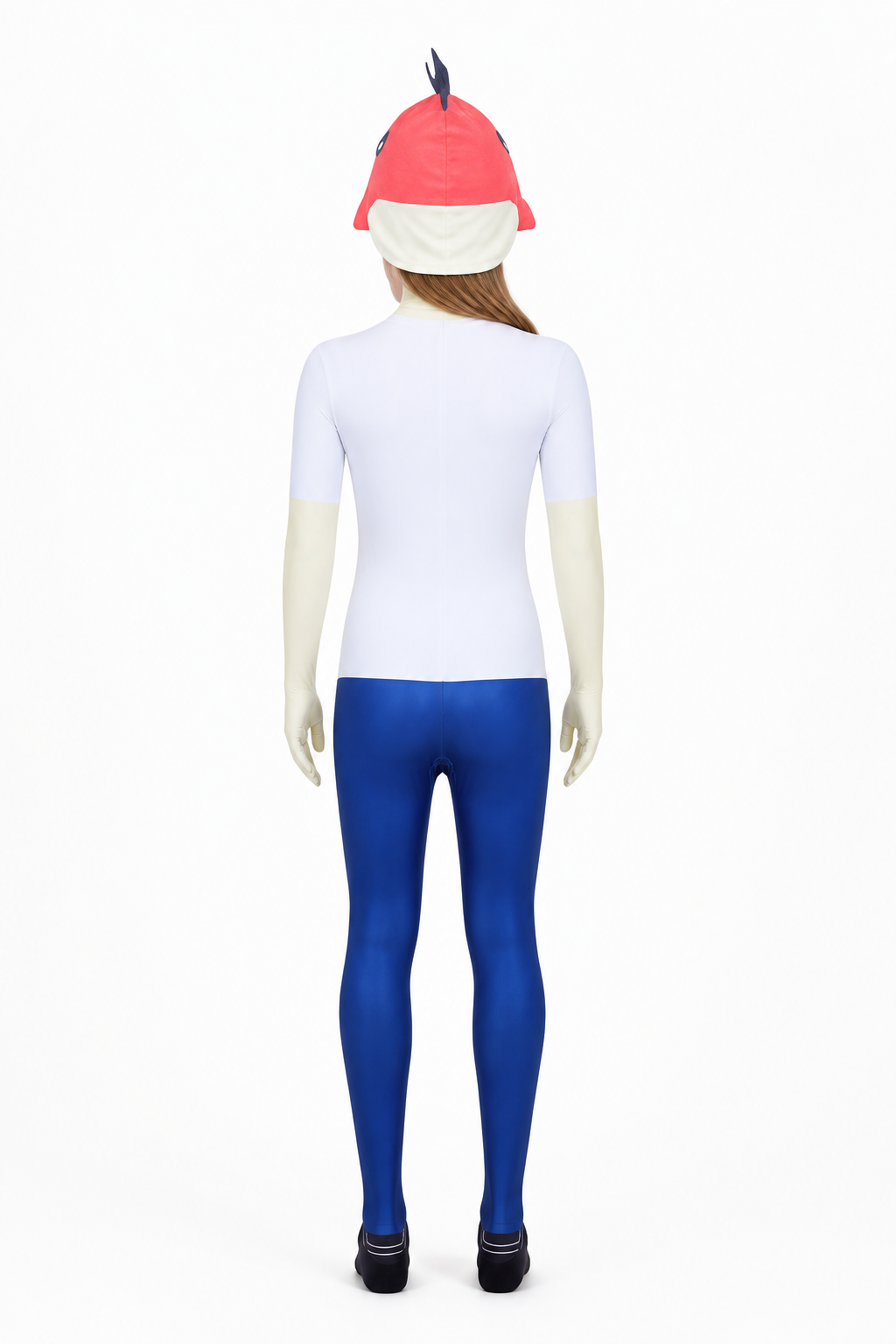 Monster Costume: Jumpsuit and Headwear back view