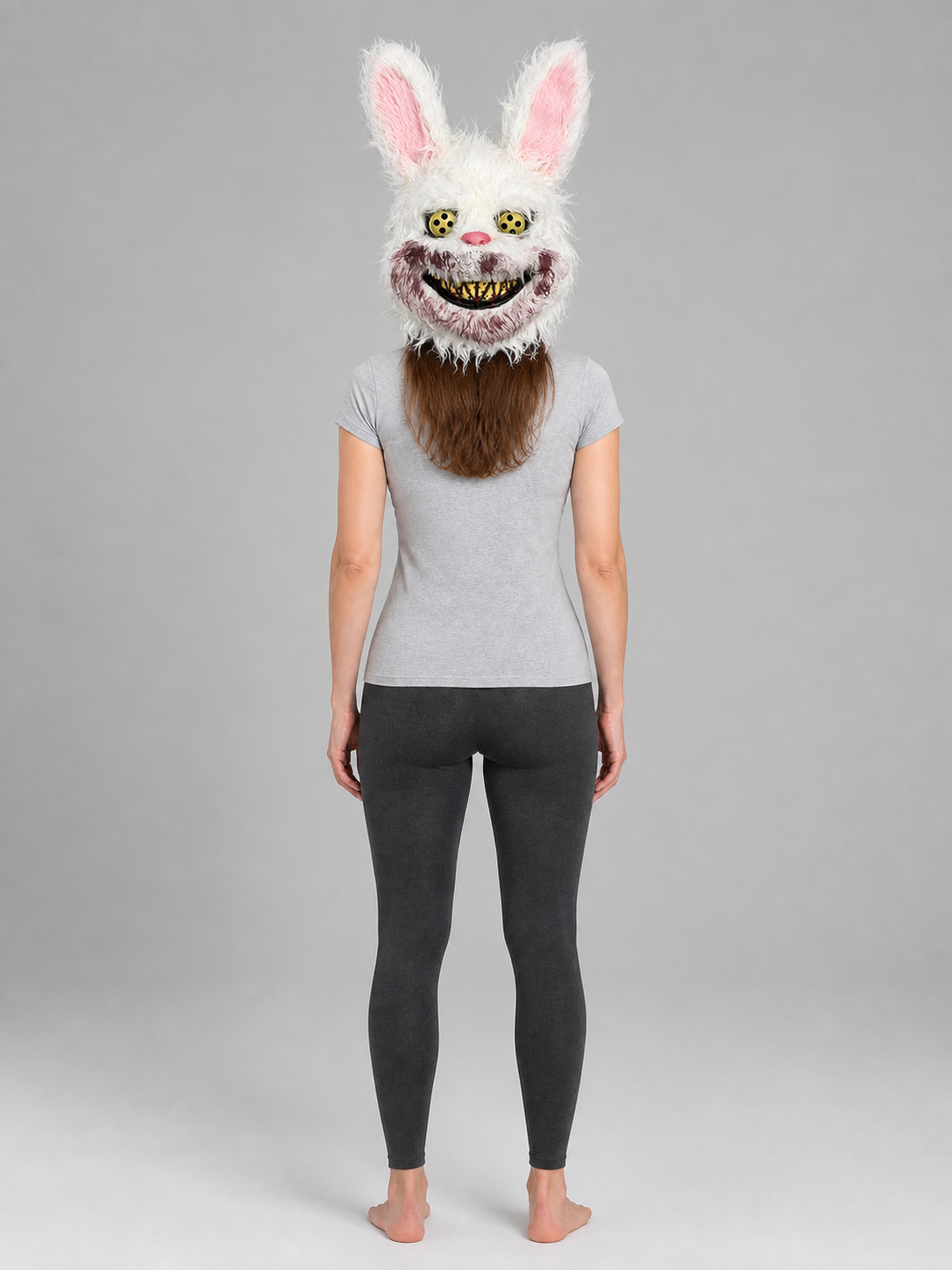 Scary Rabbit Carnival Headpiece for Halloween back view
