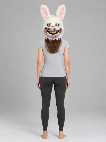 Scary Rabbit Carnival Headpiece for Halloween back view