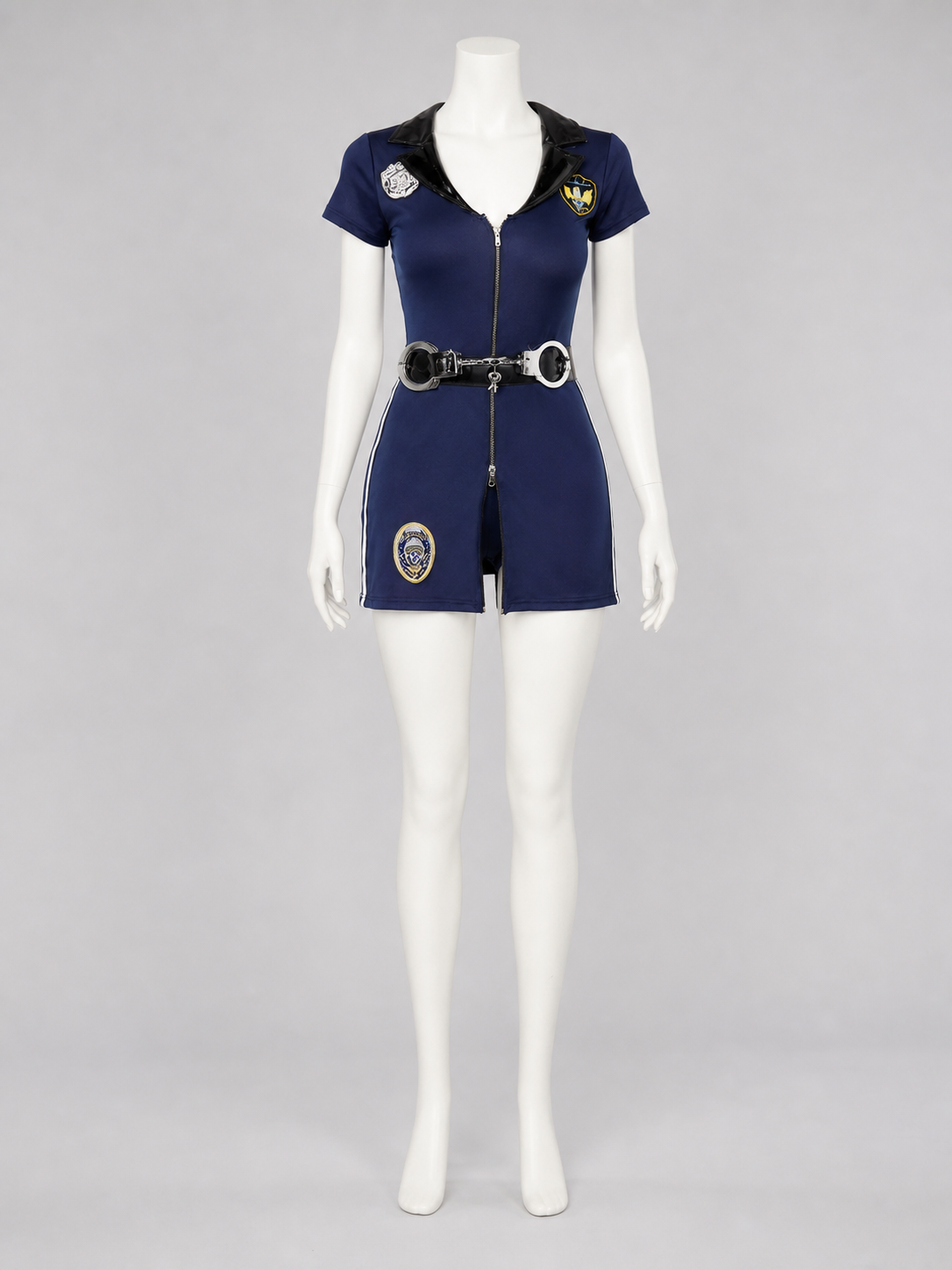 Police Officer Cosplay Costume, One-Piece Jumpsuit