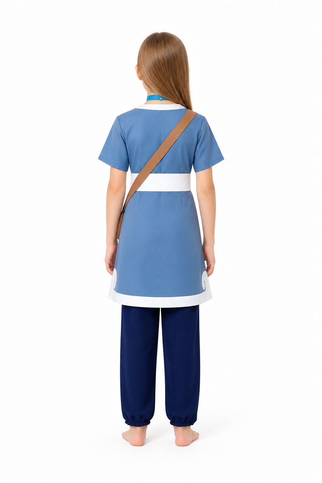 Avatar Cosplay Costume: Blue Top and Pants