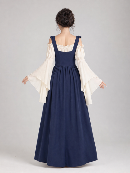 Renaissance-Style Costume Dress with Lacing