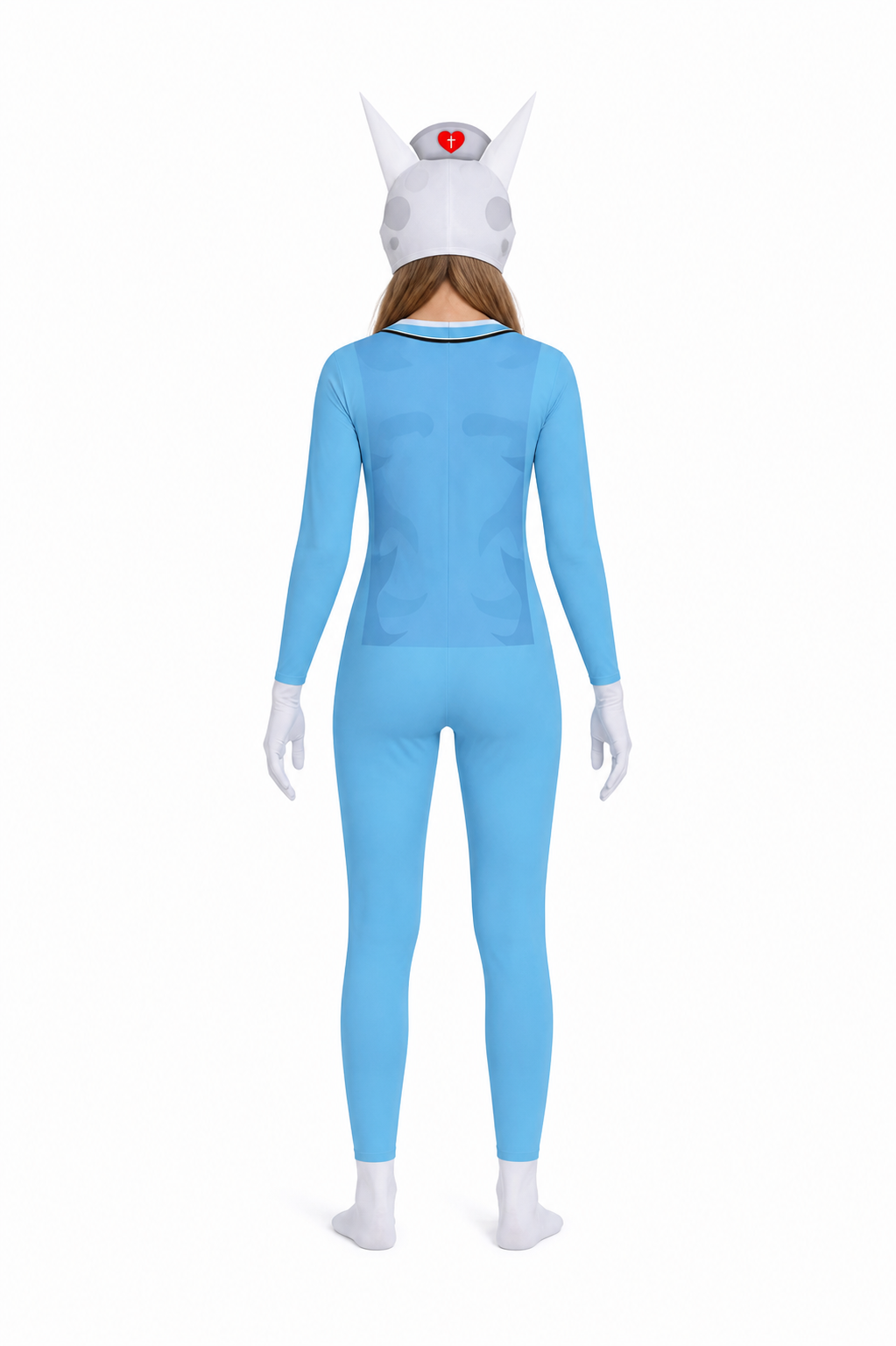 Animal Kigurumi Costume with Hood for Role-Playing back view