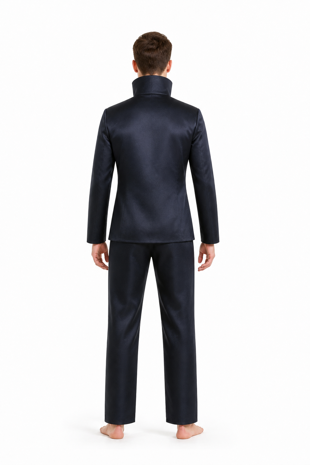 Anime Uniform Costume with Jacket and Pants back view