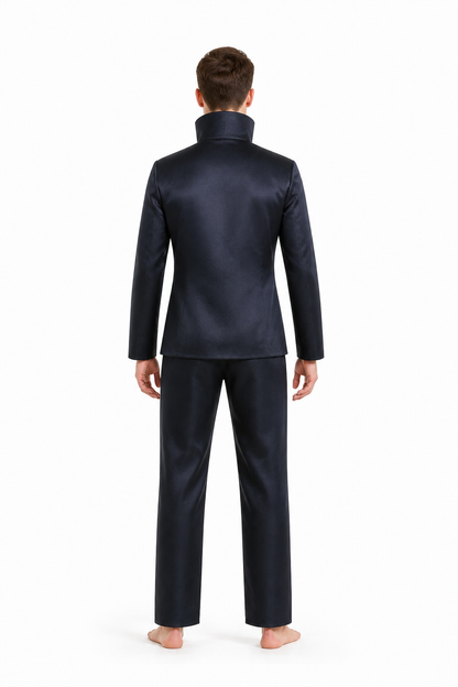Anime Uniform Costume with Jacket and Pants back view