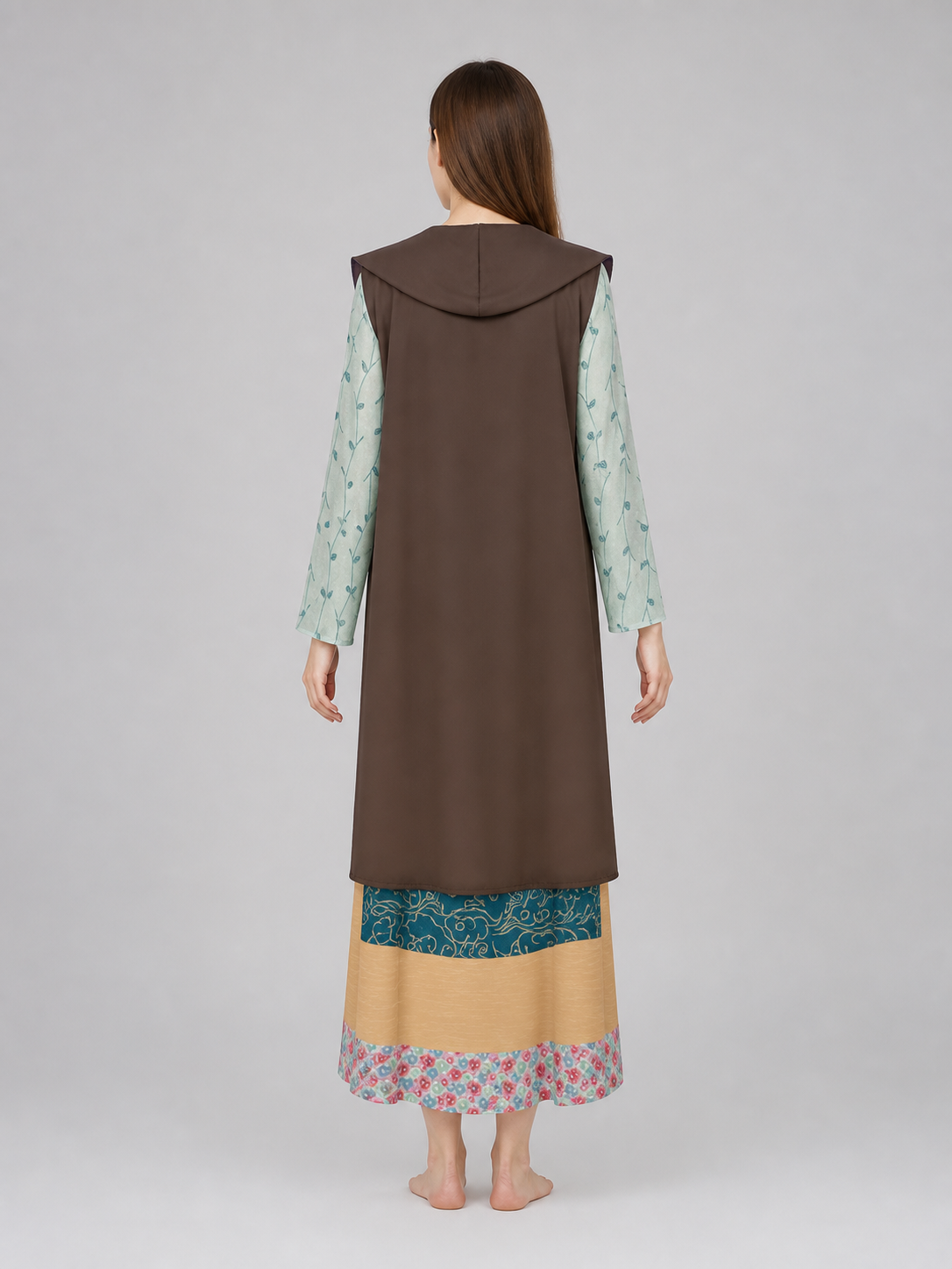 Sybill Trelawney Cosplay Costume, Fringed Dress