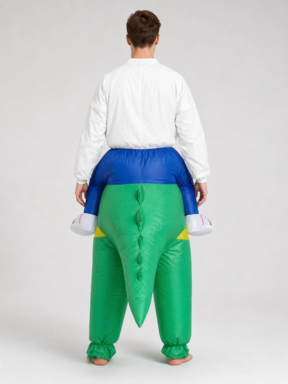 Inflatable crocodile costume for Halloween and parties