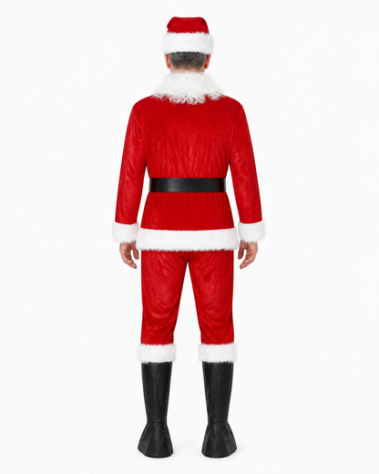 Christmas Carnival Costume, 6 Pieces back view