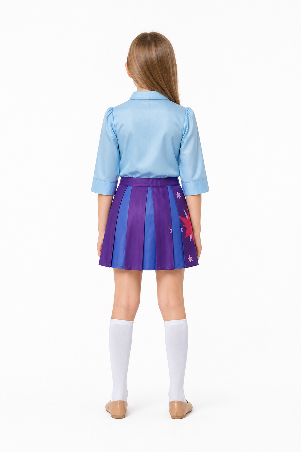 Twilight Sparkle Cosplay Costume with Blouse and Skirt back view