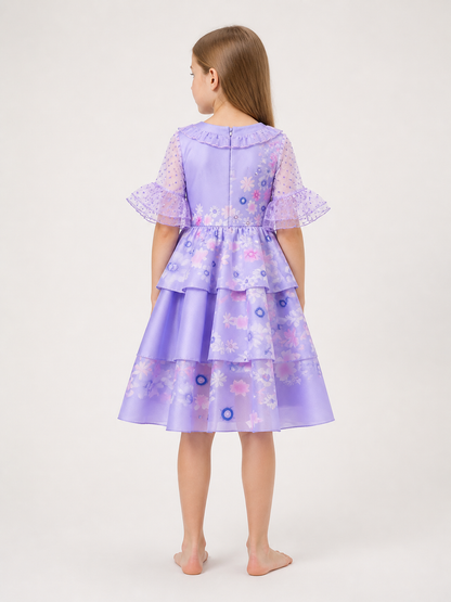 Lavender Princess Costume for Halloween back view