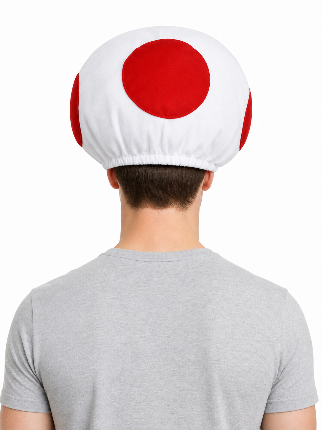 Mushroom Carnival Hat with Red Circles
