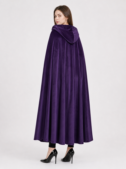 Purple Carnival Cloak with Hood