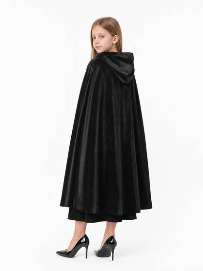 Black Hooded Costume Cape, Cosplay