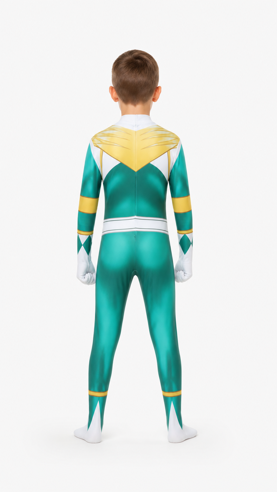 Superhero Costume Jumpsuit with Mask for Cosplay back view