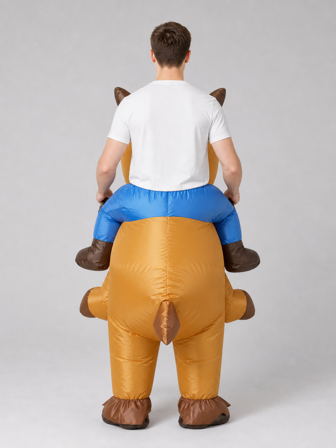 Inflatable animal costume for parties and performances