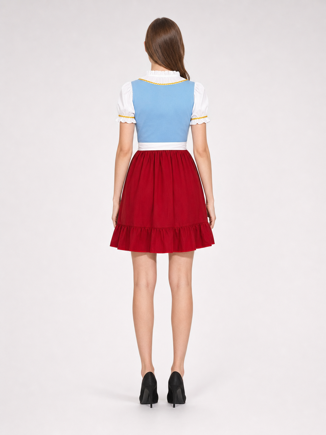 Oktoberfest-Style Folk Costume with Apron