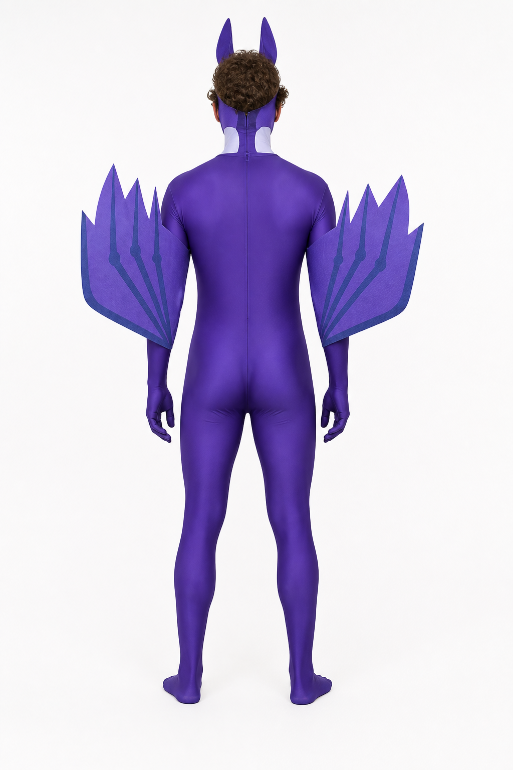 Monster Cosplay Costume with Mask and Wings back view