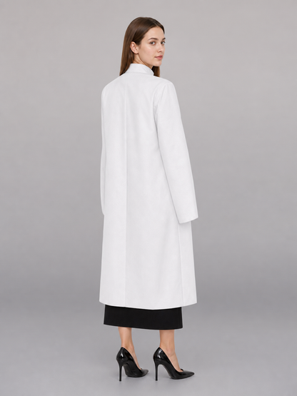 White Hooded Carnival Cloak for a Costume Look