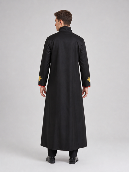 Religious Robe with Crosses and Red Trim