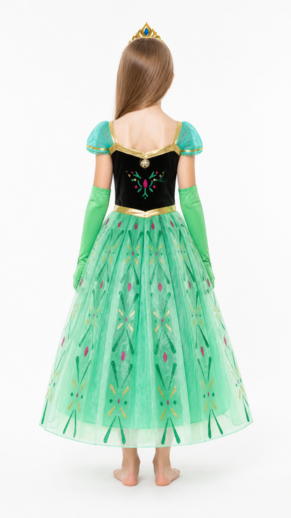 Princess Anna Halloween Costume back view